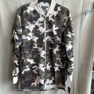 NWT Elwood Men’s Camo Lightweight Flight Bomber Jacket Size S
